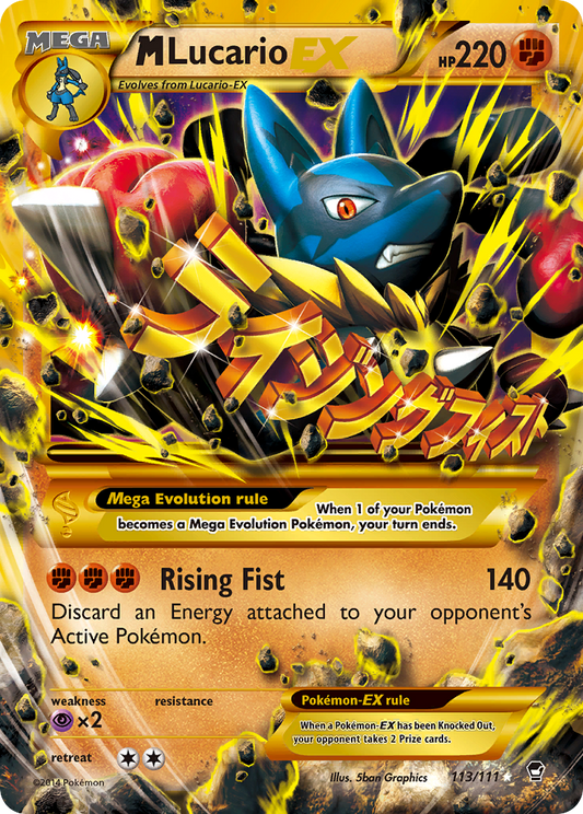 Lucario kaart in de Pokémon TCG