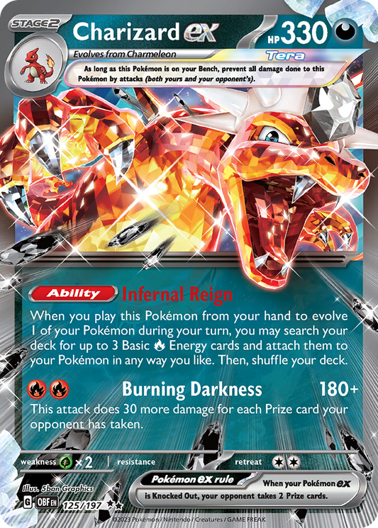Pokémon Obsidian Flames kaart