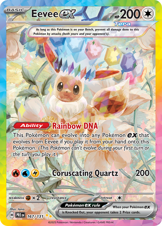 Pokémon Prismatic Evolutions kaart