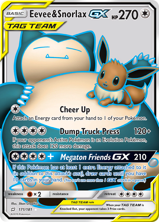 Eevee kaart in de Pokémon TCG