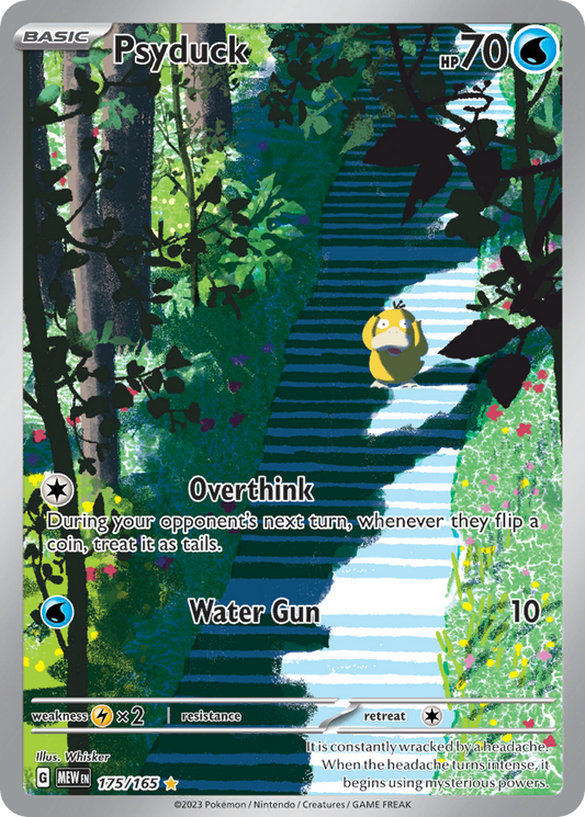 Psyduck Illustration Rare (Pokémon 151, 2023)