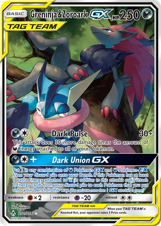 Zoroark kaart in de Pokémon TCG