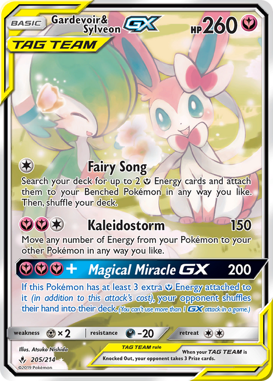 Sylveon kaart in de Pokémon TCG