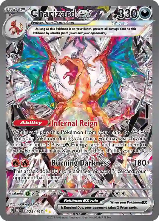 Pokémon Obsidian Flames kaart