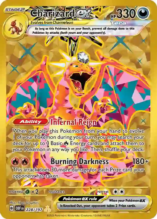 Pokémon Obsidian Flames kaart