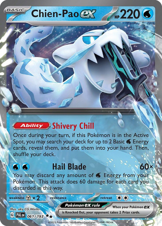 Pokémon Paldea Evolved kaart