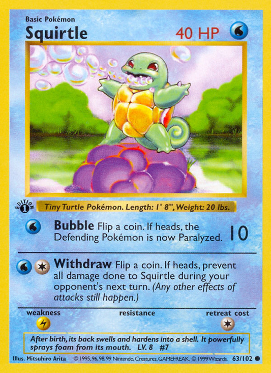 Base Set Squirtle (1999)