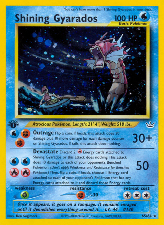 Shining Gyarados (Neo Revelation, 2001)
