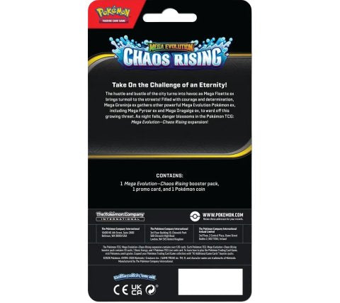 Pokémon TCG: Mega Evolution Chaos Rising Premium Checklane Blister Flygon