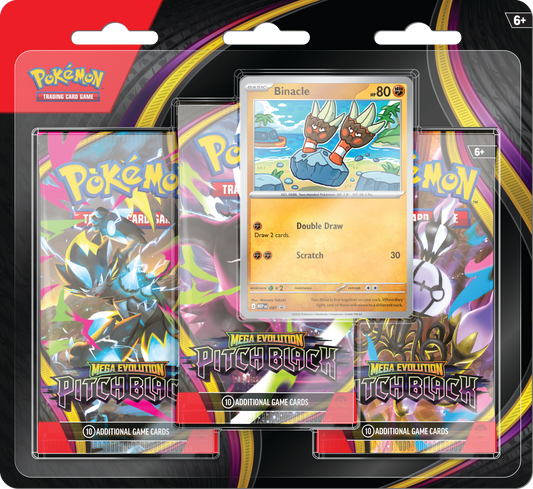 Pokémon Pitch Black 3-Pack Blister Binacle