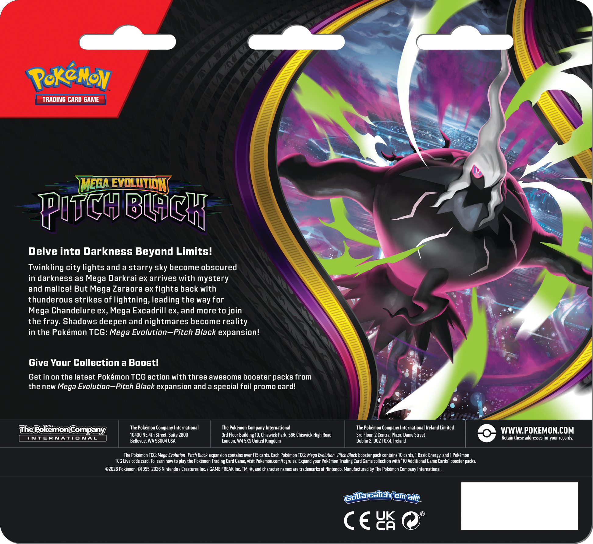 Pokémon Pitch Black 3-Pack Blister Binacle 2
