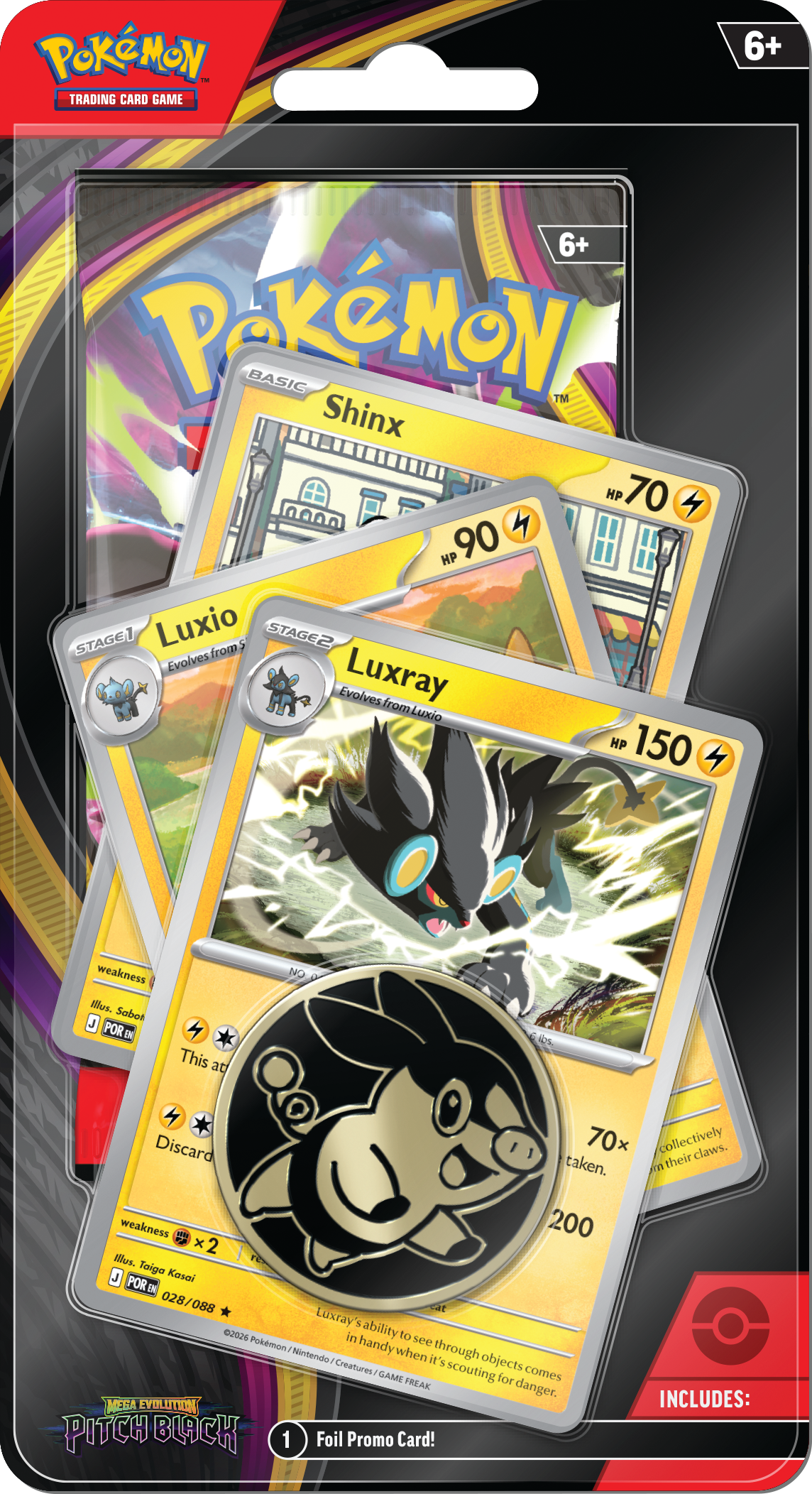 Pokémon Pitch Black Premium Checklane Blister Luxray 2
