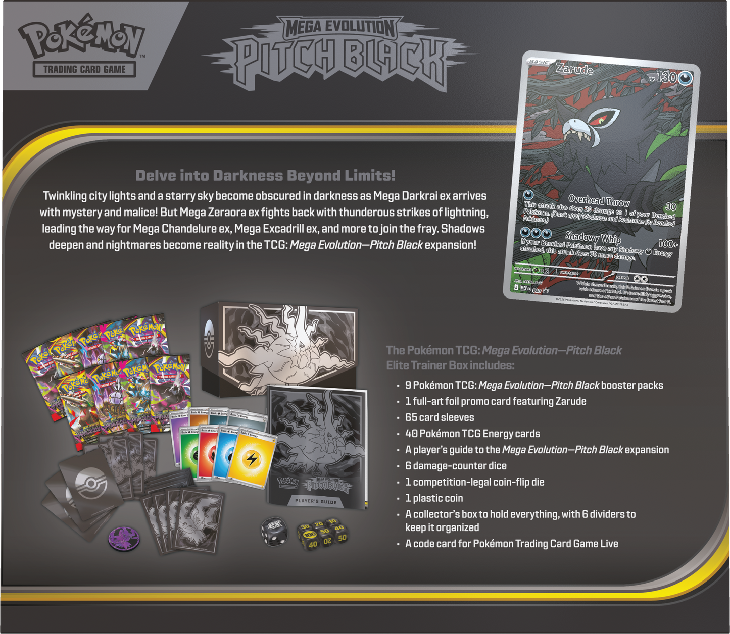 Pokémon Pitch Black Elite Trainer Box 7