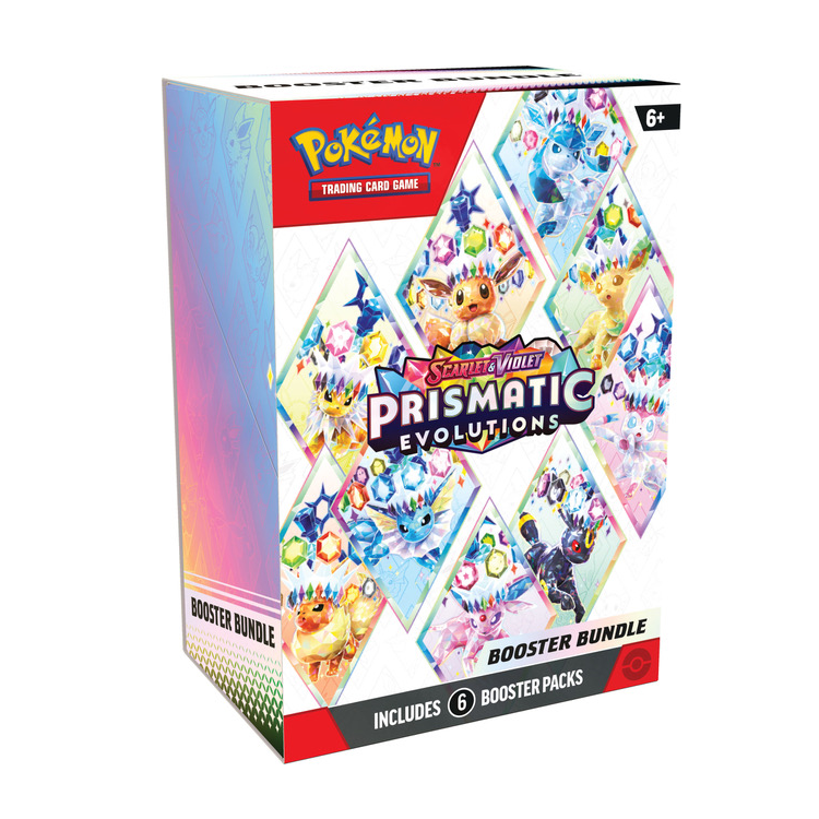Prismatic Evolutions Booster Bundle Display