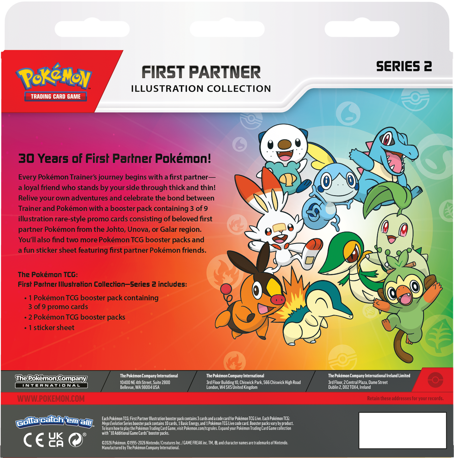 First Partner Illustration Collection Series 2 doos achterkant
